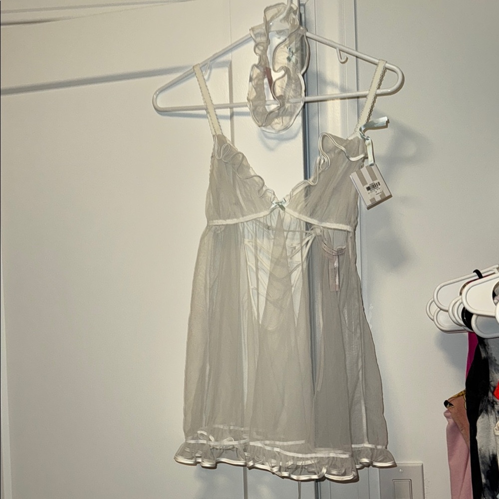 Victoria's Secret White Chemise Intimates Sleepwear
